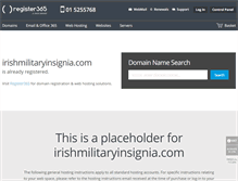 Tablet Screenshot of irishmilitaryinsignia.com
